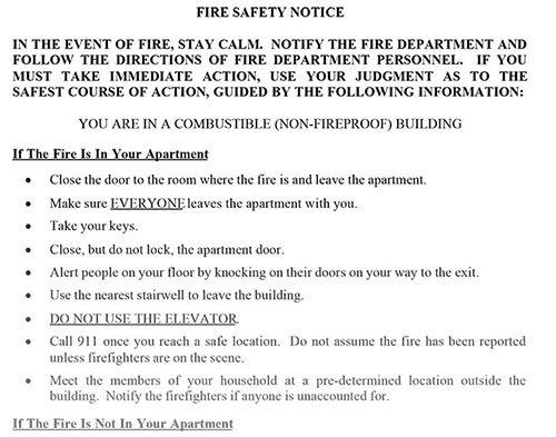 Fire Safety Notice 408-02 Combustible