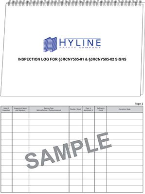 inspection log 3rcny505